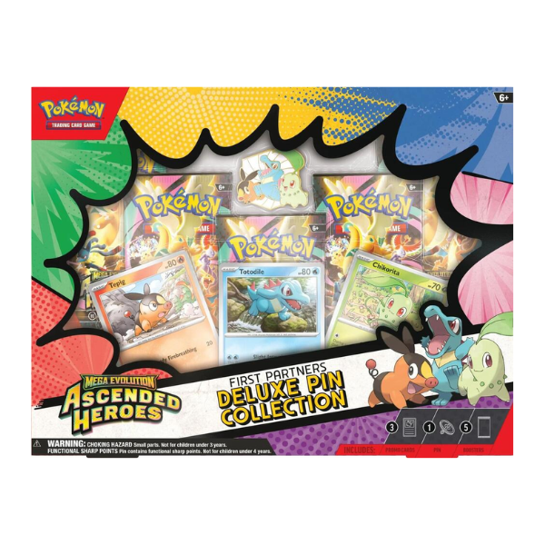 Pokemon - Ascended Heroes First Partners Deluxe Pin Collection