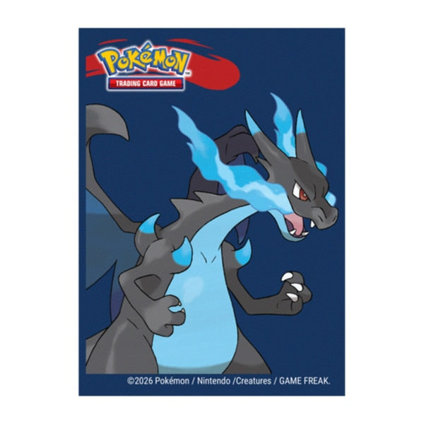 Mega Charizard X 65 ct Deck Protector Sleeves for Pokemon TCG