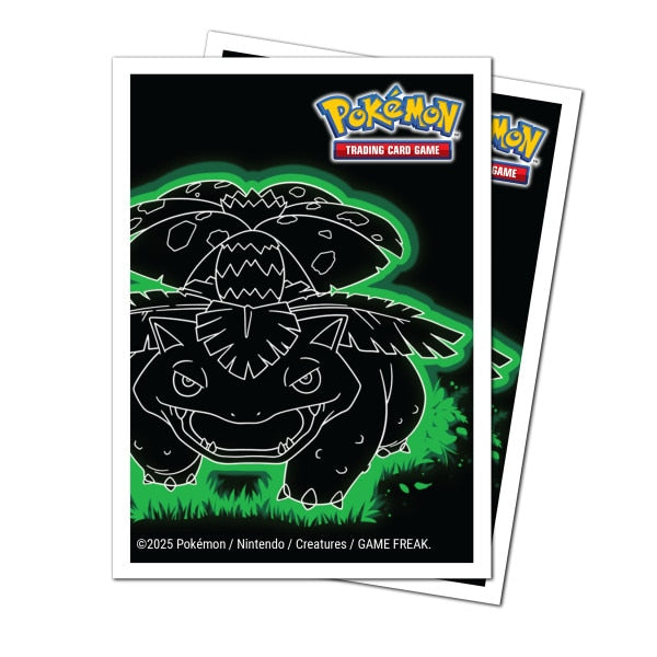 Sleeves Pokémon Neon Kanto Venusaur 105ct APEX Deck Protector