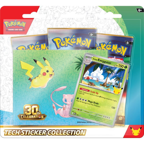 Pokemon TCG - 30th Celebration - Tech Sticker Collection