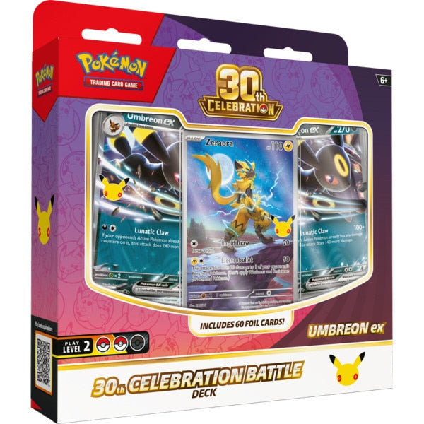 Pokemon TCG - 30th Celebration - Battle Deck Espeon EX or Umbreon EX